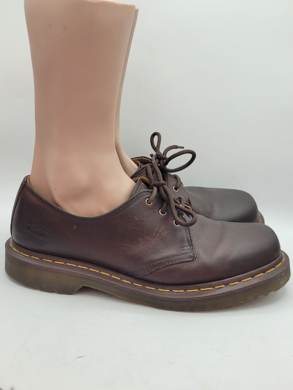 Dr. Marten Brown Crazy Horse Leather Oxfords Size 10 In Men 11 In Womens